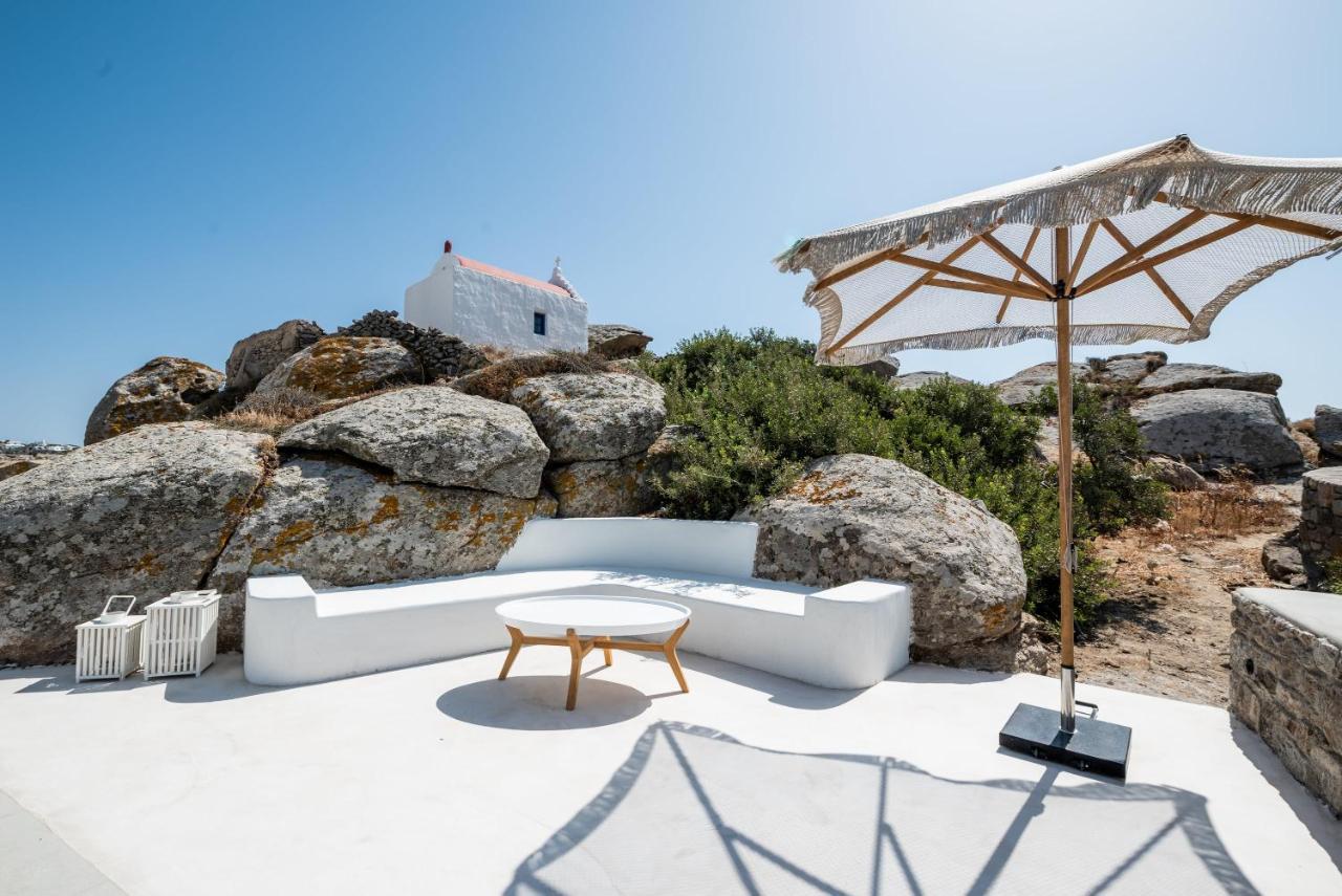 Villa Petra Mare Above Mykonos Town Private Pool מראה חיצוני תמונה