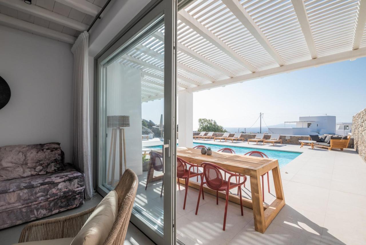 Villa Petra Mare Above Mykonos Town Private Pool מראה חיצוני תמונה